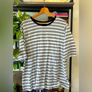 Striped Oversized Tee (Plus Size Friendly)